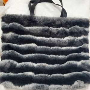 New Furry Grey Tote
